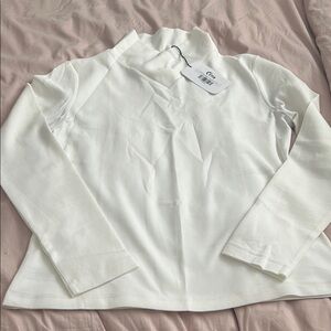 Zyia active NWT White Long Sleeve Top